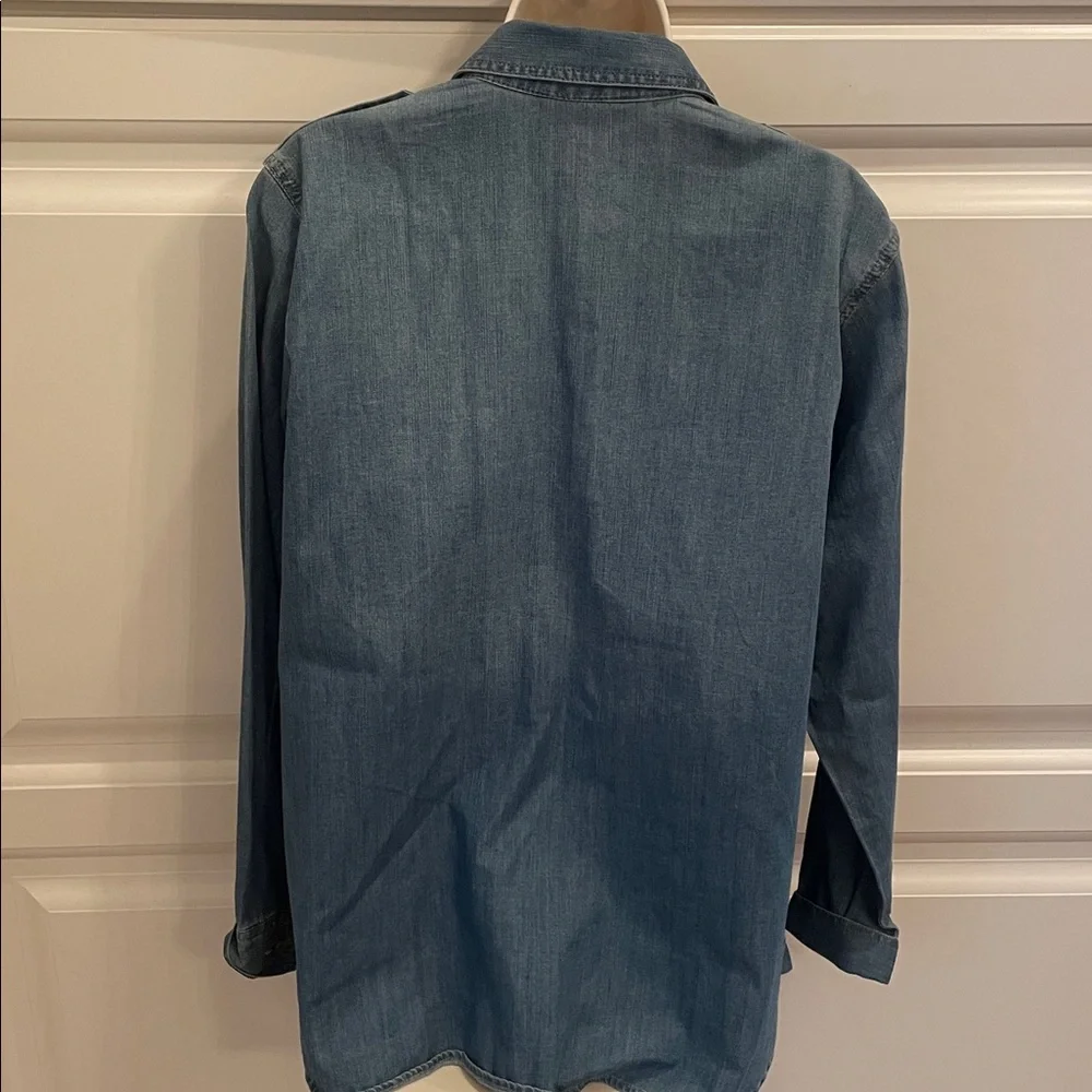 Cabi Jeans McQueen denim shirt sz xl - Picture 5 of 7